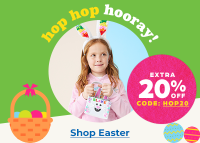 Shop our collection of gifts and activities for Easter and get 20% off with code HOP20.