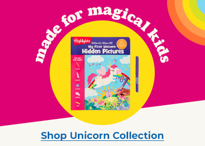 Shop our collection of unicorn books, gear and puzzles.