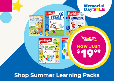 Get the Summer Learning Packs for just $19.99 during our Memorial Day Sale.