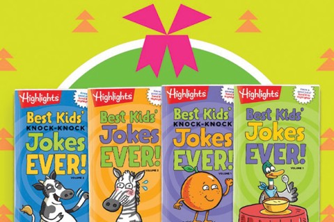 Four books of best kids’ jokes ever.